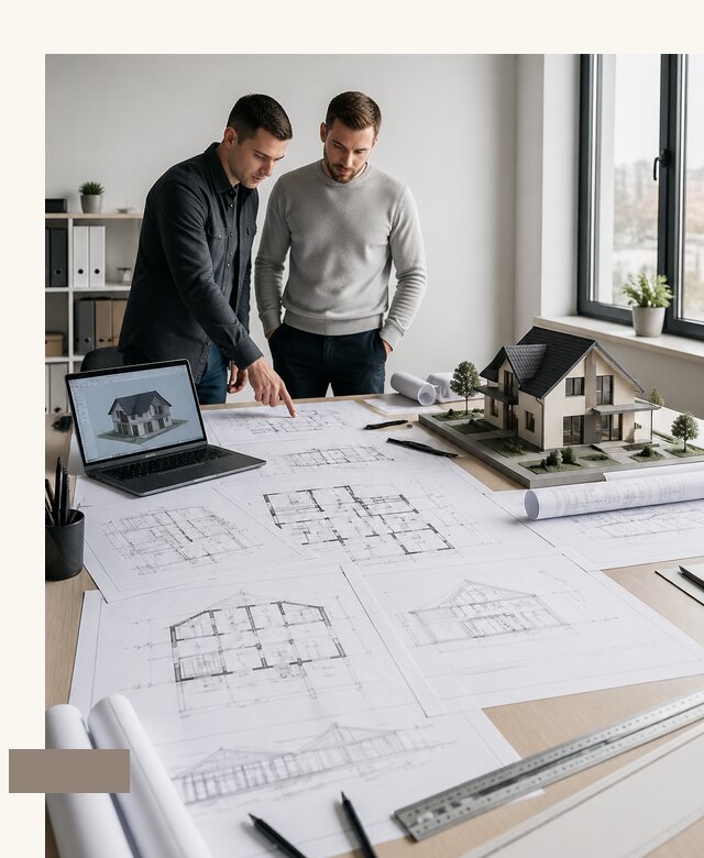 Чертеж дома под ключ в Орехове-Зуеве по цене от 12504 р. | А3дПро-Рхв