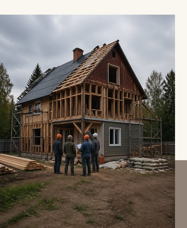 Реконструкция дачного дома в Орехове-Зуеве под ключ с проектом