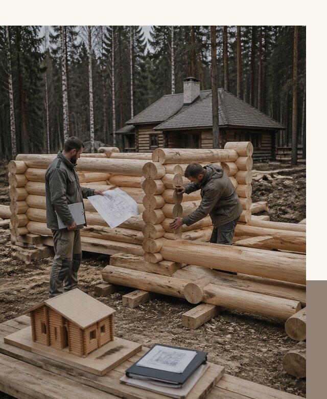 Проектирование и строительство домов из бревна в Орехове-Зуеве